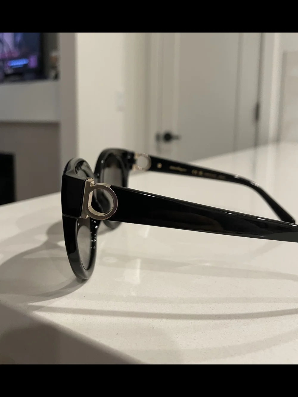 Ferragamo SF1031S Black Gradient Cat Eye Sunglasses